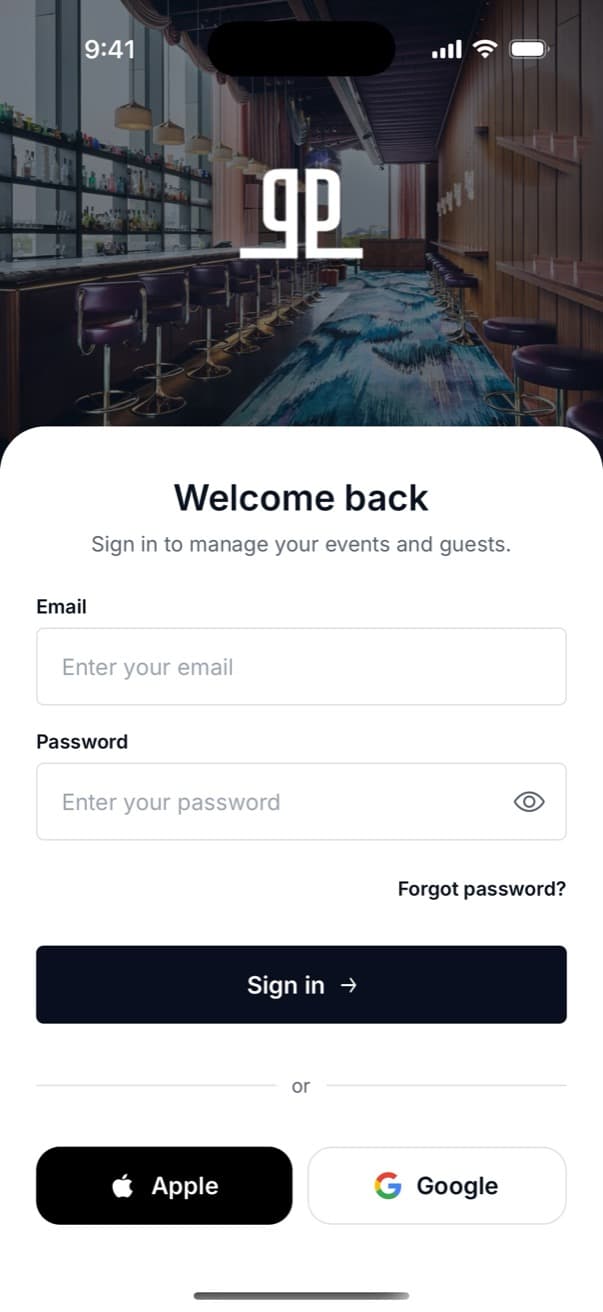 Sign in